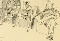 An illustration from Men, women and mirth ... (1909)