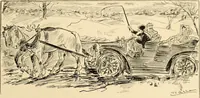 An illustration from Men, women and mirth ... (1909)