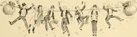 An illustration from Men, women and mirth ... (1909)