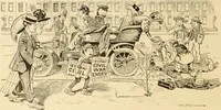 An illustration from Men, women and mirth ... (1909)