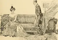 An illustration from Men, women and mirth ... (1909)