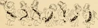 An illustration from Men, women and mirth ... (1909)