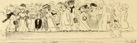 An illustration from Men, women and mirth ... (1909)