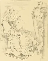 An illustration from Men, women and mirth ... (1909)