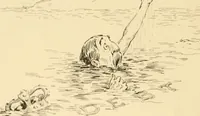 An illustration from Men, women and mirth ... (1909)