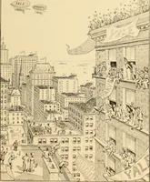 An illustration from Men, women and mirth ... (1909)