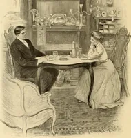 An illustration from Men, women and mirth ... (1909)