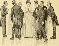 An illustration from Men, women and mirth ... (1909)