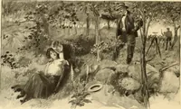 An illustration from Men, women and mirth ... (1909)