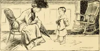 An illustration from Men, women and mirth ... (1909)