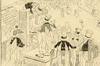 An illustration from Men, women and mirth ... (1909)