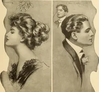 An illustration from Men, women and mirth ... (1909)