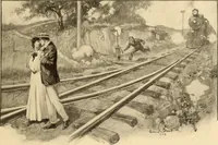 An illustration from Men, women and mirth ... (1909)