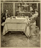 An illustration from Men, women and mirth ... (1909)