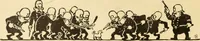 An illustration from Men, women and mirth ... (1909)
