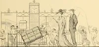 An illustration from Men, women and mirth ... (1909)