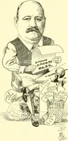 An illustration from Men of New Haven in cartoon (1906)