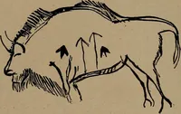 An illustration from Men of the old stone age, their environment, life and art (1918)