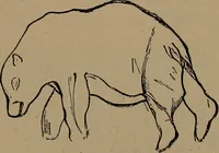 An illustration from Men of the old stone age, their environment, life and art (1918)