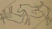 An illustration from Men of the old stone age, their environment, life and art (1918)