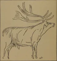 An illustration from Men of the old stone age, their environment, life and art (1918)