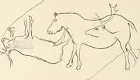 An illustration from Men of the old stone age : their environment, life and art (1915)