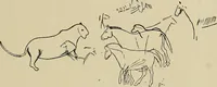 An illustration from Men of the old stone age, their environment, life and art (1918)