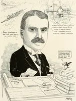 An illustration from Men of Worcester in caricature ; (1917)