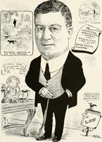 An illustration from Men of Worcester in caricature ; (1917)