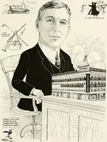 An illustration from Men of Worcester in caricature ; (1917)