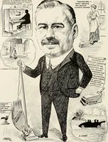 An illustration from Men of Worcester in caricature ; (1917)