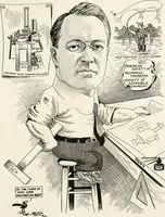 An illustration from Men of Worcester in caricature ; (1917)