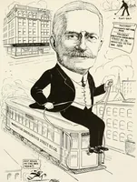 An illustration from Men of Worcester in caricature ; (1917)