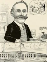 An illustration from Men of Worcester in caricature ; (1917)