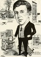 An illustration from Men of Worcester in caricature ; (1917)