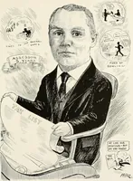An illustration from Men of Worcester in caricature ; (1917)