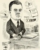 An illustration from Men of Worcester in caricature ; (1917)
