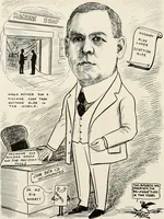 An illustration from Men of Worcester in caricature ; (1917)