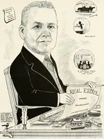 An illustration from Men of Worcester in caricature ; (1917)