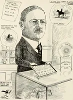 An illustration from Men of Worcester in caricature ; (1917)