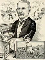 An illustration from Men of Worcester in caricature ; (1917)