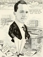 An illustration from Men of Worcester in caricature ; (1917)
