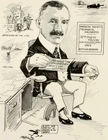 An illustration from Men of Worcester in caricature ; (1917)