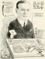 An illustration from Men of Worcester in caricature ; (1917)