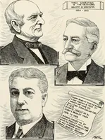 An illustration from Men of Worcester in caricature ; (1917)
