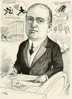 An illustration from Men of Worcester in caricature ; (1917)