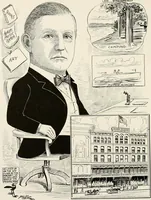 An illustration from Men of Worcester in caricature ; (1917)