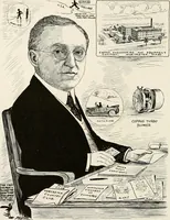 An illustration from Men of Worcester in caricature ; (1917)