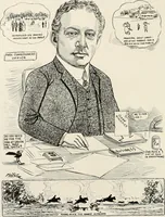 An illustration from Men of Worcester in caricature ; (1917)
