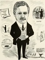 An illustration from Men of Worcester in caricature ; (1917)